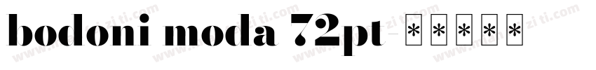 bodoni moda 72pt字体转换